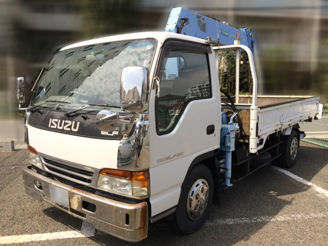 ISUZU Elf Truck (With 6 Steps Of Cranes) KC-NPR70LR 1996 121,383km