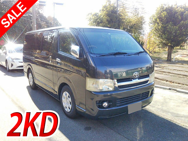 TOYOTA Hiace Box Van KR-KDH200V 2006 595,549km