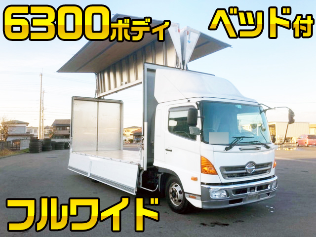 HINO Ranger Aluminum Wing BDG-FD8JLWA 2011 647,000km