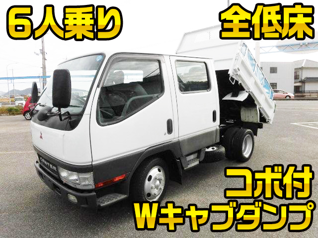 MITSUBISHI FUSO Canter Double Cab Dump KK-FE51CBD 2000 110,000km