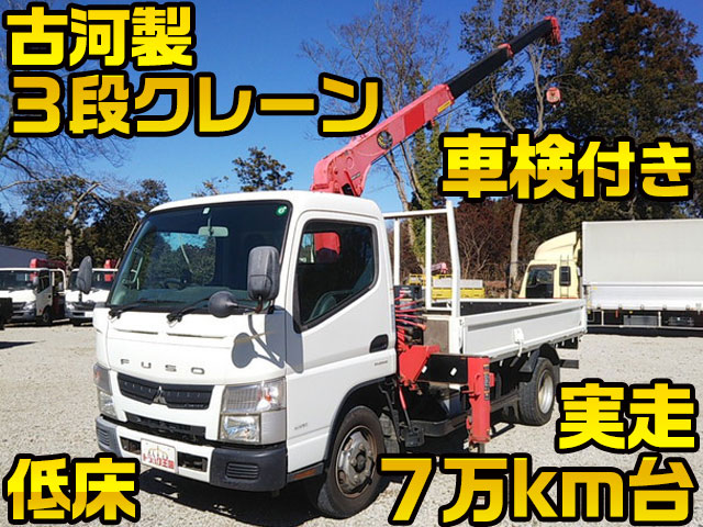 MITSUBISHI FUSO Canter Truck (With 3 Steps Of Unic Cranes) SKG-FEA50 2011 76,612km