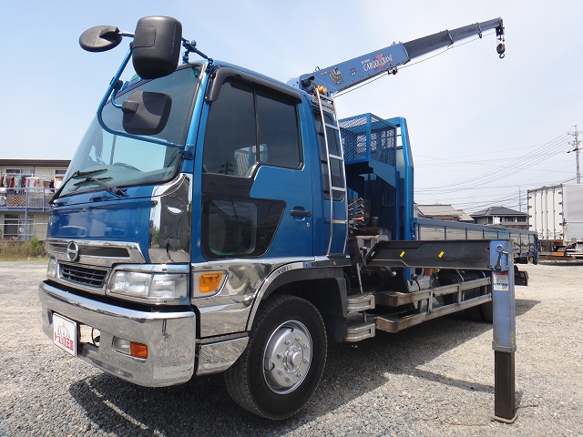 HINO Ranger Truck (With 4 Steps Of Cranes) KL-FE1JLDA 2000 557,589km