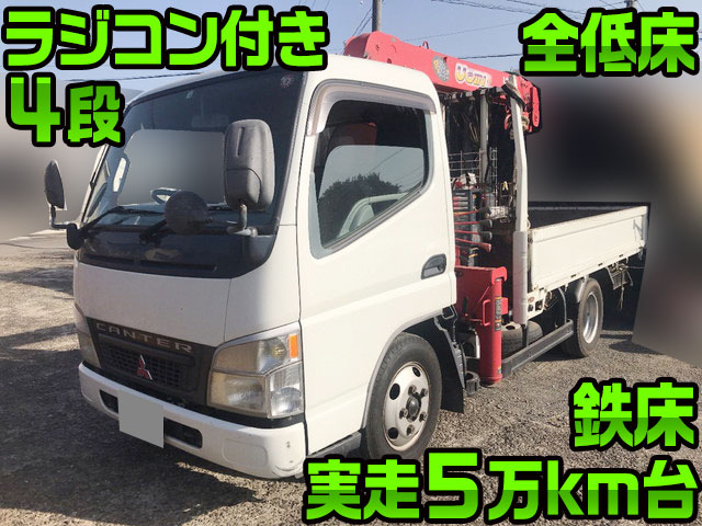 MITSUBISHI FUSO Canter Truck (With 4 Steps Of Unic Cranes) KK-FE72EC 2004 53,972km