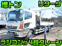 HINO Ranger Truck (With 4 Steps Of Cranes) BDG-FE8JLWA 2007 703,000km_1