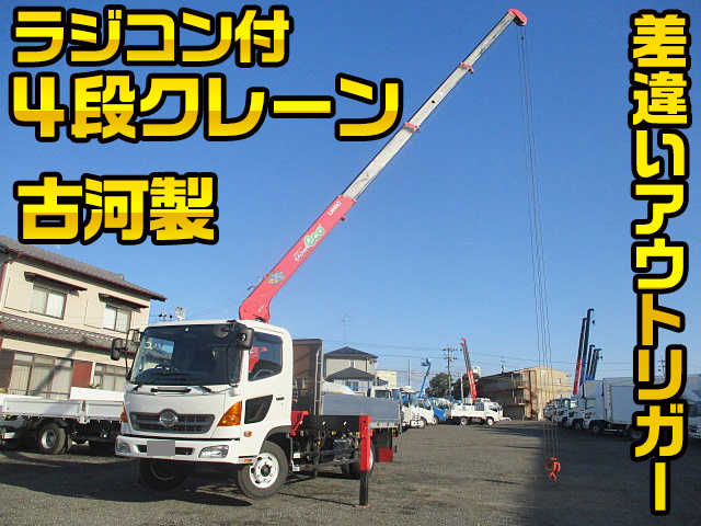 HINO Ranger Truck (With 4 Steps Of Unic Cranes) BDG-FC7JGWA 2007 9,610km