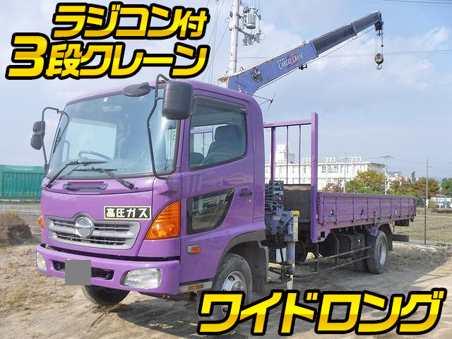 HINO Ranger Truck (With 3 Steps Of Cranes) FC6JKF-10400 2004 62,000km