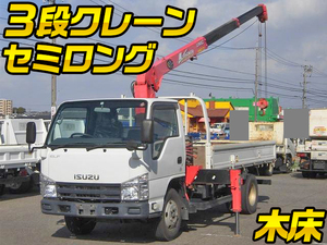 ISUZU Elf Truck (With 3 Steps Of Cranes) SKG-NKR85AR 2011 52,000km_1