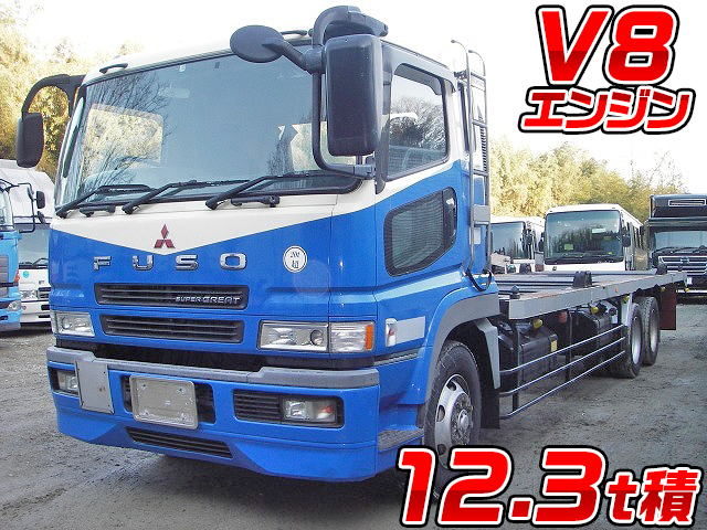 MITSUBISHI FUSO Super Great Container Carrier Truck KL-FU50MTY 2003 605,121km