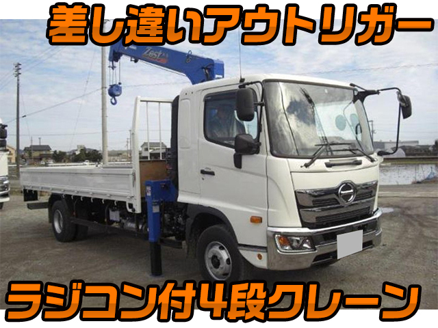 HINO Ranger Truck (With 4 Steps Of Cranes) 2KG-FD2ABA 2019 400km