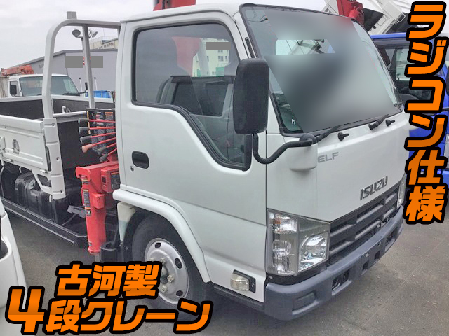 ISUZU Elf Truck (With 4 Steps Of Cranes) TKG-NKR85R 2014 112,197km