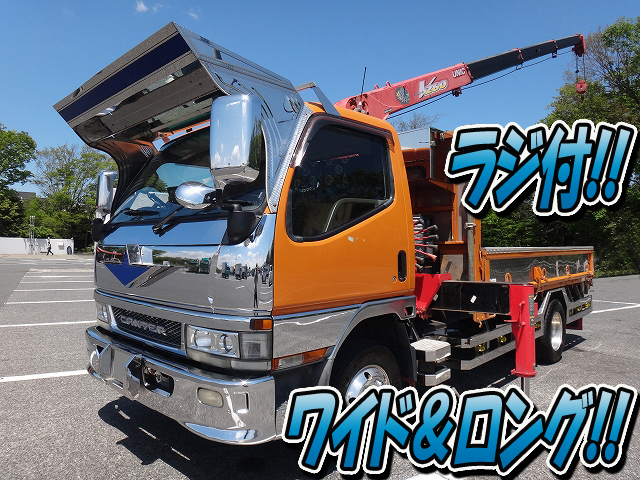 MITSUBISHI FUSO Canter Truck (With 4 Steps Of Unic Cranes) KK-FE63DE 2002 170,687km