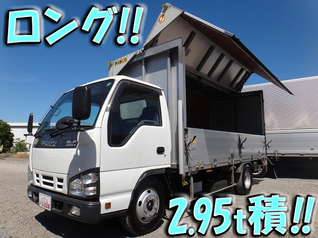 ISUZU Elf Aluminum Wing PB-NKR81AN 2005 123,444km