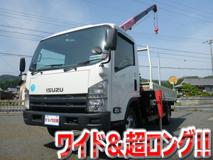 ISUZU Elf Truck (With 3 Steps Of Unic Cranes) BKG-NPR85AR 2008 131,664km_1
