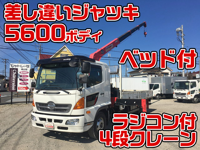 HINO Ranger Truck (With 4 Steps Of Cranes) TKG-FD7JLAA 2016 68,089km