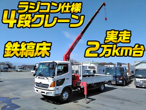 HINO Ranger Truck (With 4 Steps Of Cranes) BDG-FC6JKWA 2007 27,569km_1