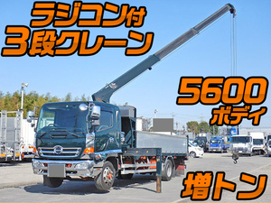HINO Ranger Truck (With 3 Steps Of Cranes) BDG-GD8JLWA 2008 673,000km_1