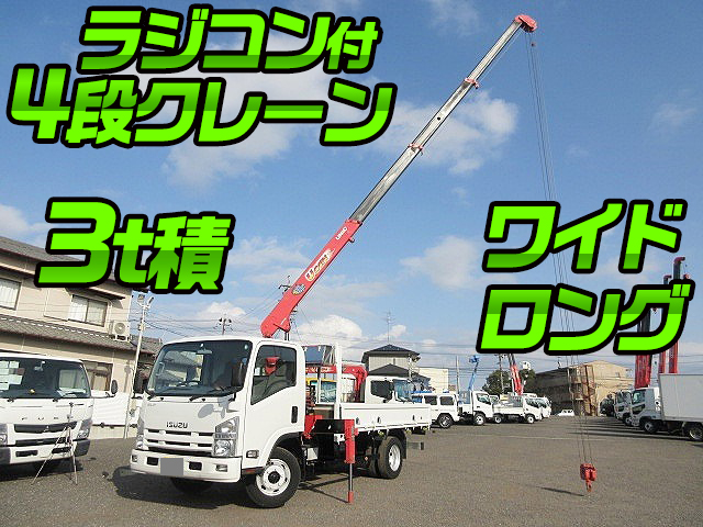 ISUZU Elf Truck (With 4 Steps Of Cranes) TKG-NPR85AR 2012 76,210km