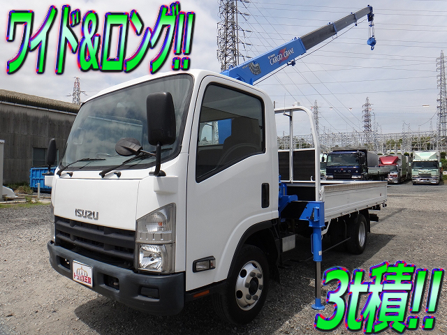 ISUZU Elf Truck (With 4 Steps Of Cranes) BDG-NPR85AR 2007 91,931km