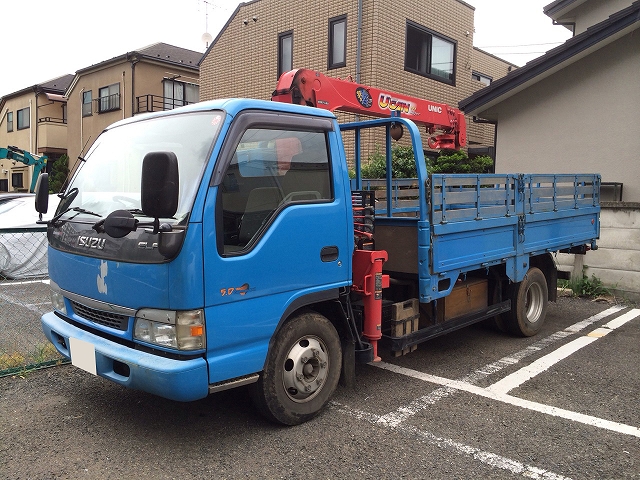 ISUZU Elf Truck (With 4 Steps Of Unic Cranes) KR-NPR72LR 2004 179,000km