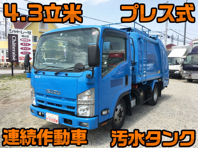 ISUZU Elf Garbage Truck BKG-NMR85AN 2010 57,241km