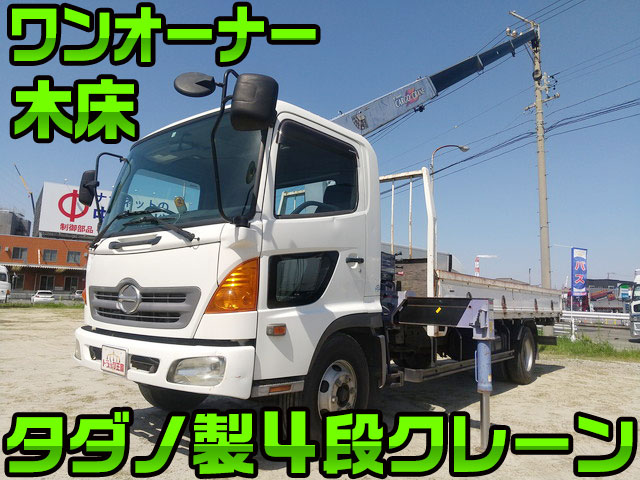 HINO Ranger Truck (With 4 Steps Of Cranes) ADG-FC7JKWA 2005 93,331km