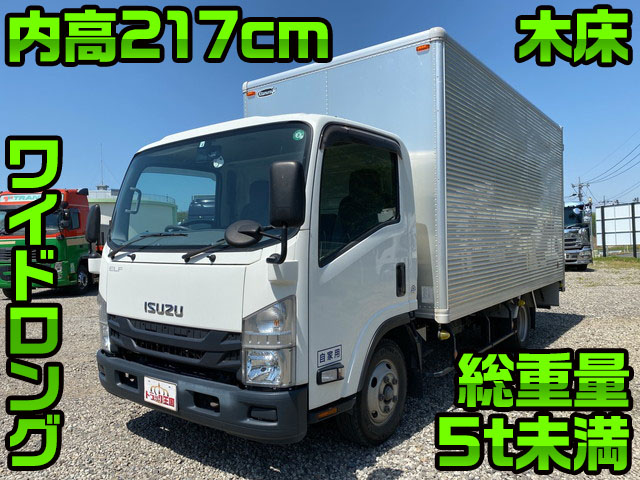 ISUZU Elf Aluminum Van TPG-NNR85AN 2016 140,605km