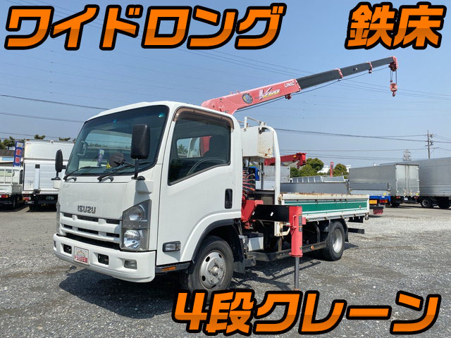 ISUZU Elf Truck (With 4 Steps Of Cranes) BKG-NPR85AR 2011 158,930km