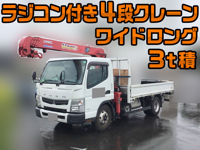 MITSUBISHI FUSO Canter Truck (With 4 Steps Of Unic Cranes) TKG-FEB80 2014 410,837km