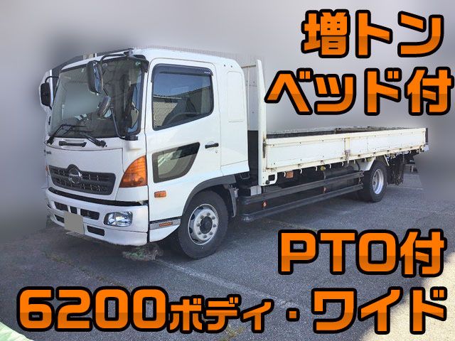 HINO Ranger Flat Body QKG-FE7JLAA 2017 206,737km