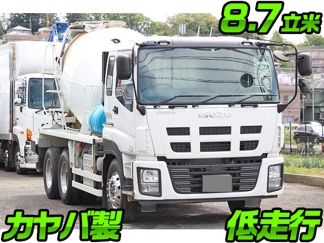 ISUZU Giga Mixer Truck QKG-CXZ77AT 2014 24,000km