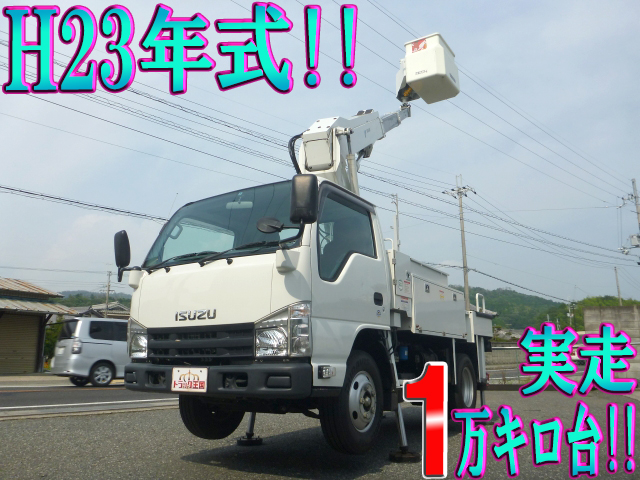 ISUZU Elf Cherry Picker BKG-NKR85AN 2011 15,590km