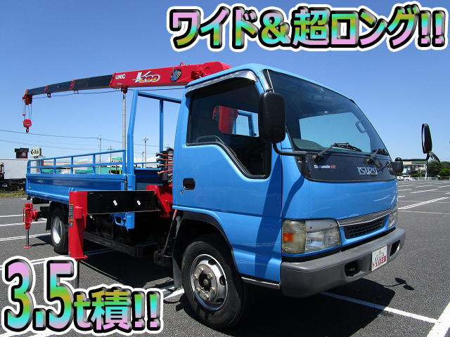 ISUZU Elf Truck (With 4 Steps Of Unic Cranes) KR-NPR72PR 2003 101,598km