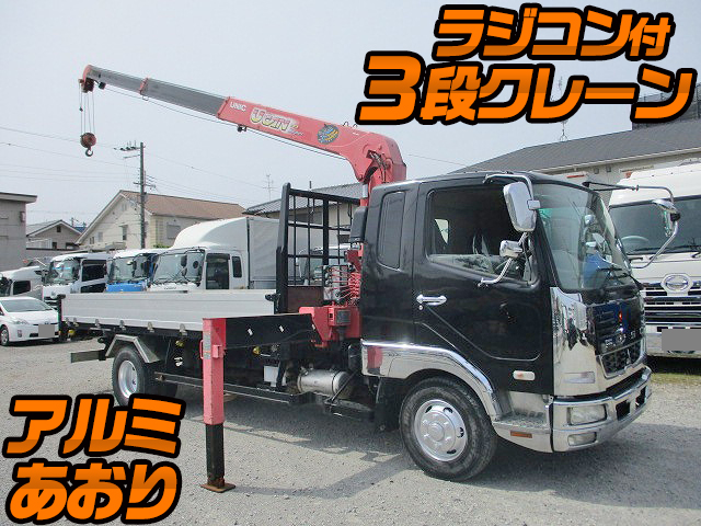 MITSUBISHI FUSO Fighter Truck (With 3 Steps Of Cranes) PDG-FK61F 2008 75,000km