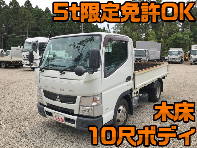 MITSUBISHI FUSO Canter Flat Body TKG-FBA20 2014 53,601km