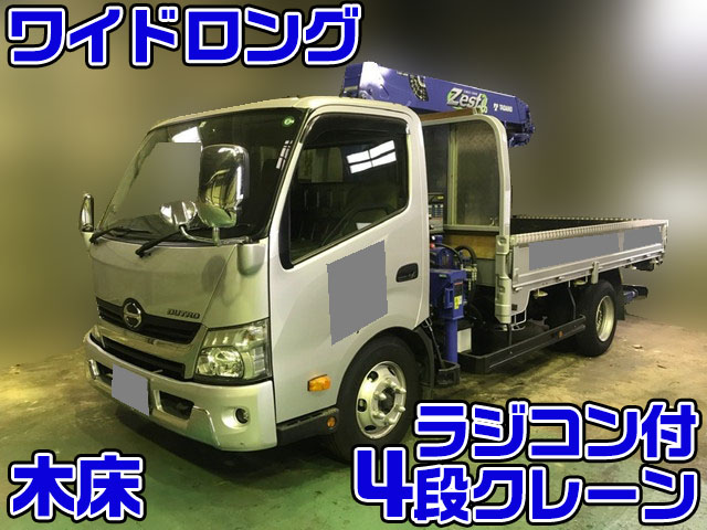HINO Dutro Truck (With 4 Steps Of Cranes) TKG-XZU712M 2017 32,928km