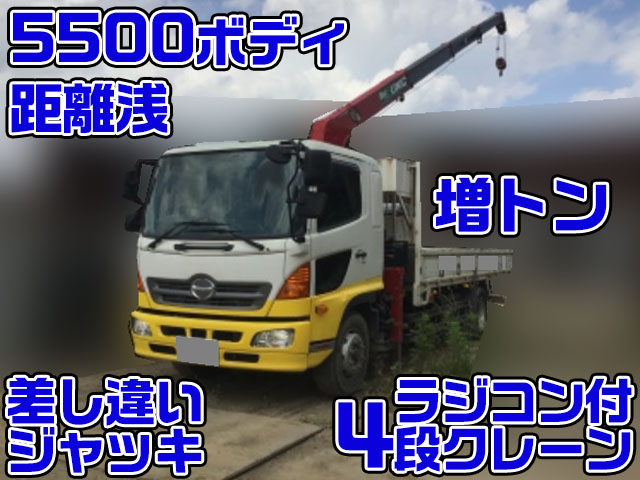 HINO Ranger Truck (With 4 Steps Of Unic Cranes) QKG-FE7JLAA 2017 85,347km