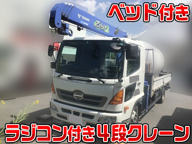 HINO Ranger Truck (With 4 Steps Of Cranes) TKG-FD7JLAA 2015 386,359km