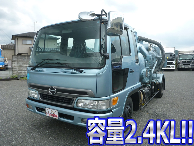 HINO Ranger Vacuum Dumper KK-FD1JGDA 2000 41,925km