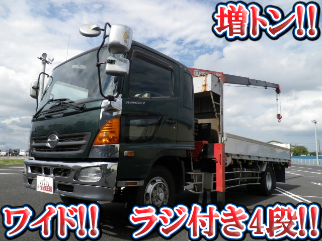 HINO Ranger Truck (With 4 Steps Of Unic Cranes) KL-FE1JLEA 2003 548,029km