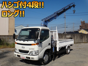 HINO Dutro Truck (With 4 Steps Of Cranes) KK-XZU347M 2000 178,078km_1