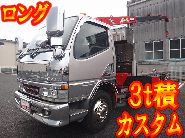 MITSUBISHI FUSO Canter Truck (With 4 Steps Of Unic Cranes) KK-FE53EEV 2000 129,964km