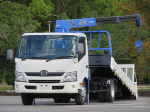 HINO Dutro Safety Loader (With 3 Steps Of Cranes) TKG-XZU720M 2013 60,000km_1