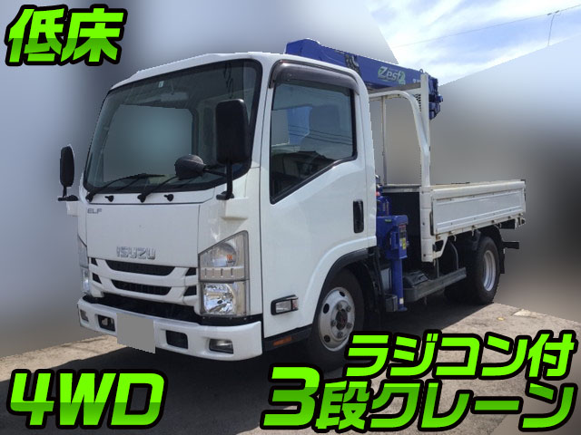 ISUZU Elf Truck (With 3 Steps Of Cranes) TPG-NMS85AR 2018 35,296km