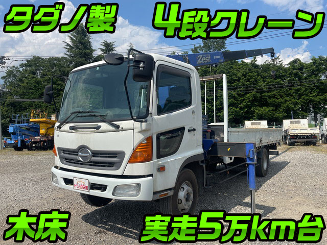 HINO Ranger Truck (With 4 Steps Of Cranes) BDG-FC6JKWA 2008 54,065km