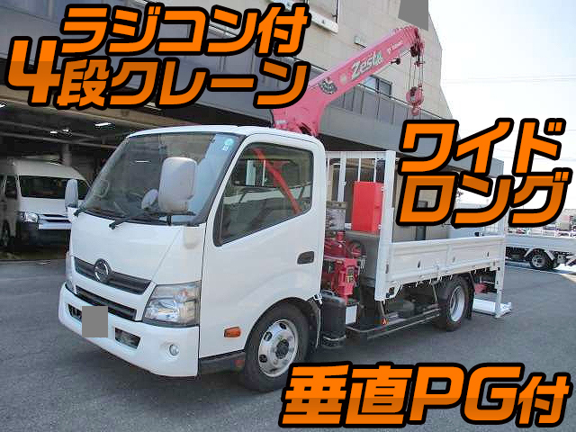 HINO Dutro Truck (With 4 Steps Of Cranes) TKG-XZU710M 2013 37,000km