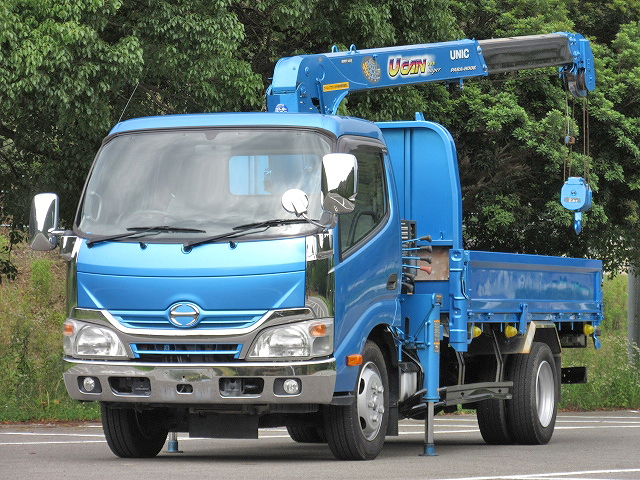 HINO Dutro Truck (With 4 Steps Of Cranes) TKG-XZU655M 2015 55,000km