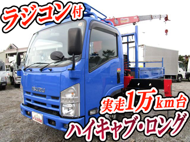 ISUZU Elf Truck (With 4 Steps Of Unic Cranes) TKG-NMR85AR 2013 13,637km