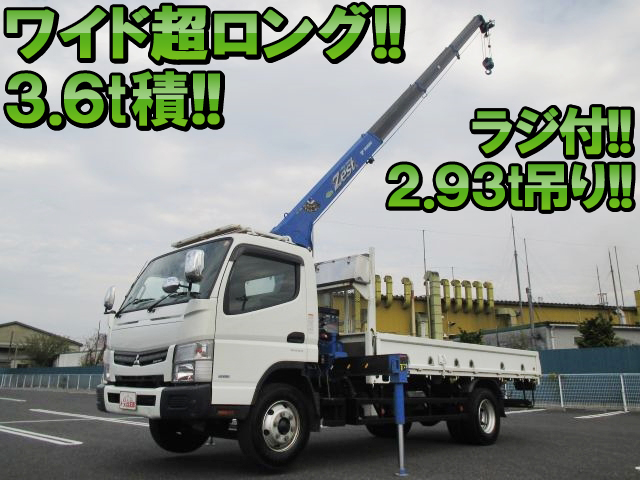 MITSUBISHI FUSO Canter Truck (With 4 Steps Of Cranes) SKG-FEB70 2011 96,290km