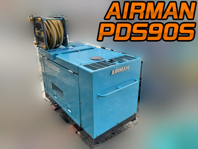 HOKUETSU INDUSTRIES Airman Compressor PDS90S  1,239h