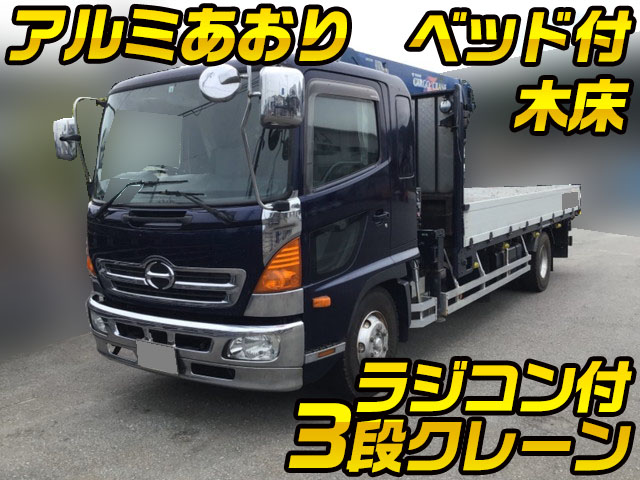 HINO Ranger Truck (With 3 Steps Of Cranes) BKG-FD7JLYA 2011 485,100km